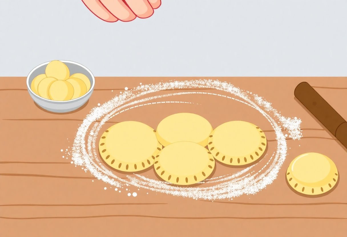 Preparazione dell'impasto dei taralli