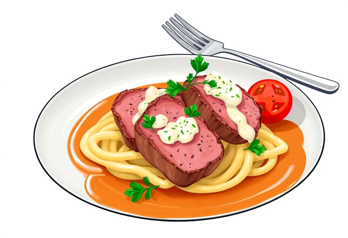 Scaloppine di vitella al gorgonzola