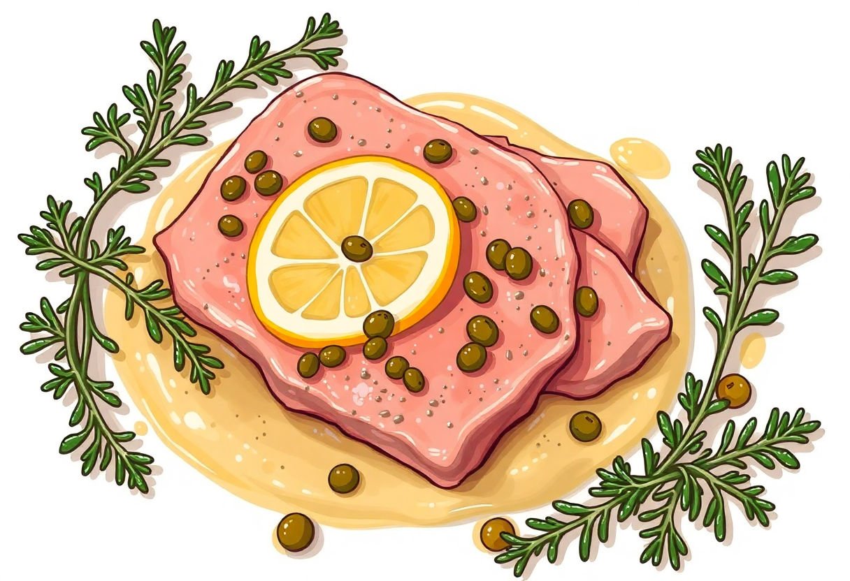 Scaloppine di vitella al limone con capperi