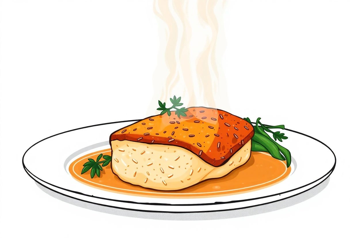 Illustrazione della storia delle scaloppine di vitella