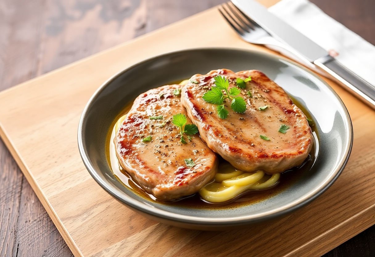 Scaloppine di vitella pronte da servire