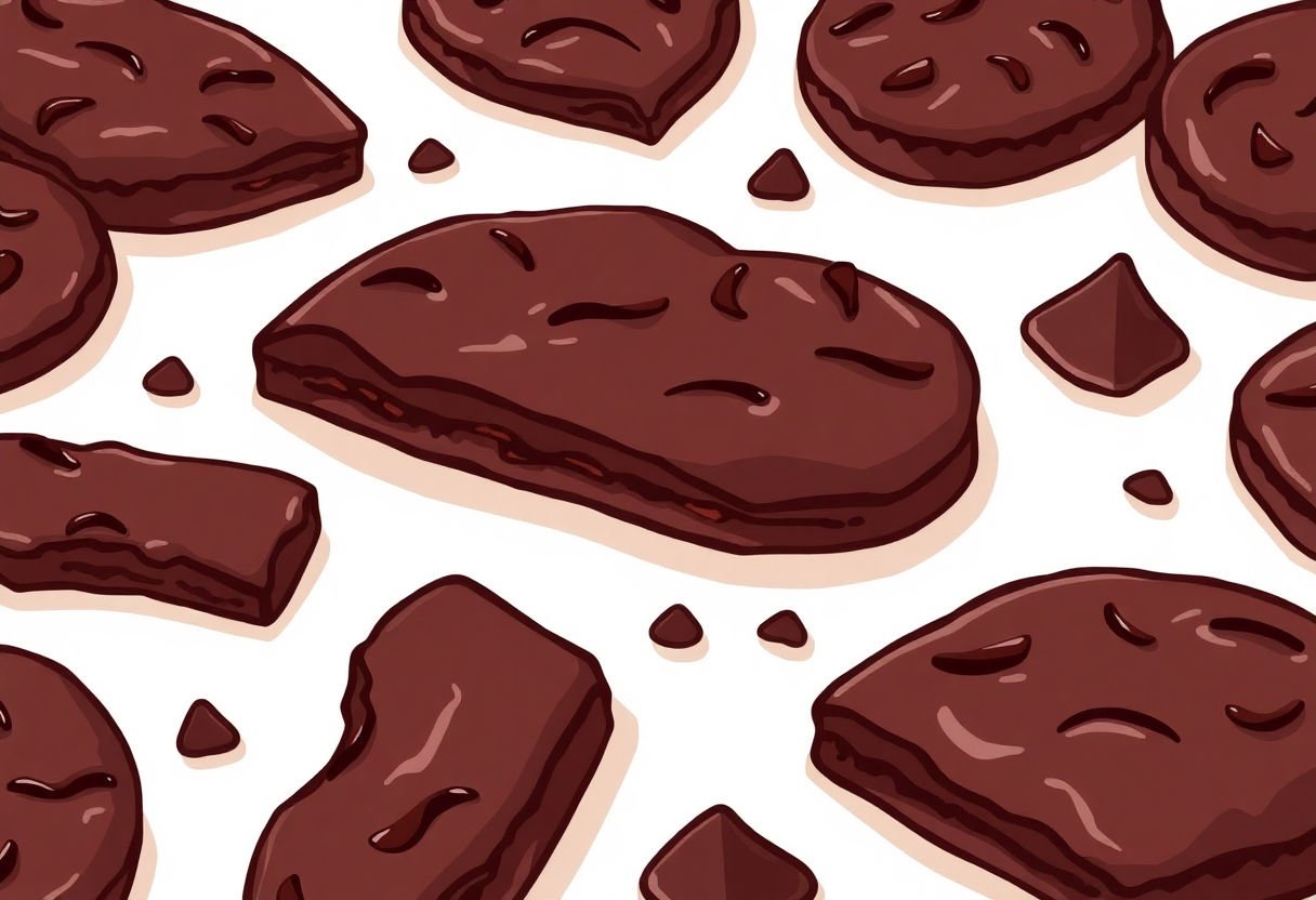 Biscotti al cioccolato fondente